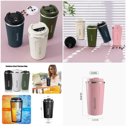 Coffee Mug 510ML Temperature Display,Hot and Cold Mug