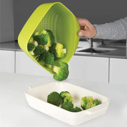 Plastic Vegetable & Fruit Strainer Draining Colander Washing Basket