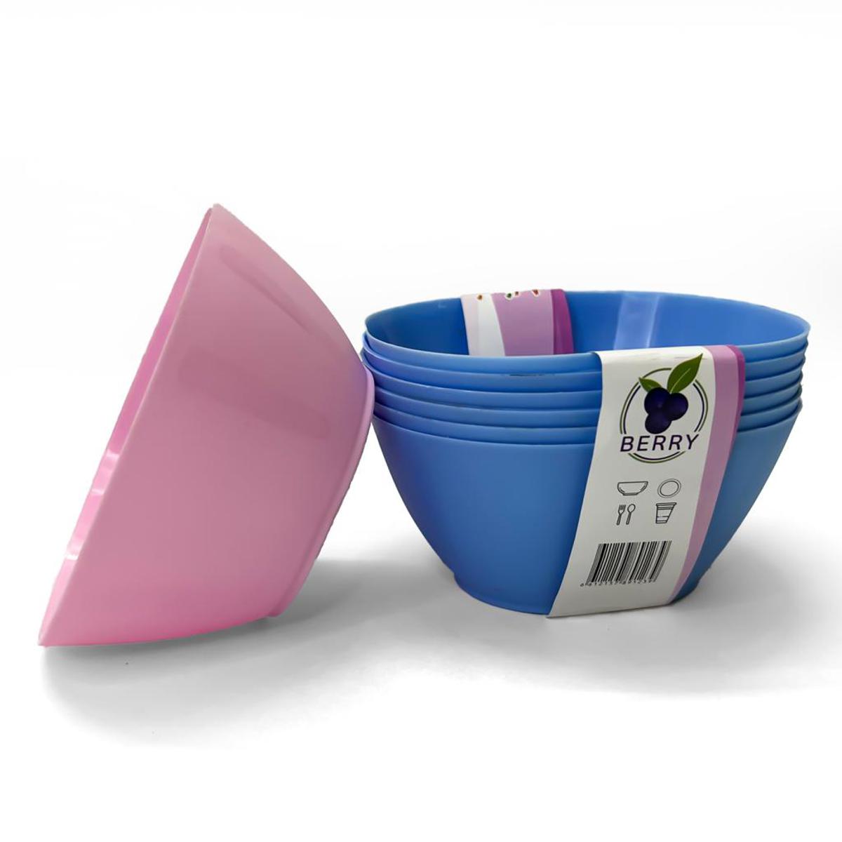 Pack of 6 Multi - purpose Plastic mini Bowl Food Storage