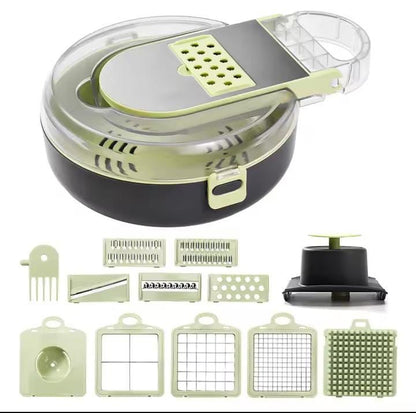 Multifunctional 13in1 Vegetable Chopper/Dicer with Container