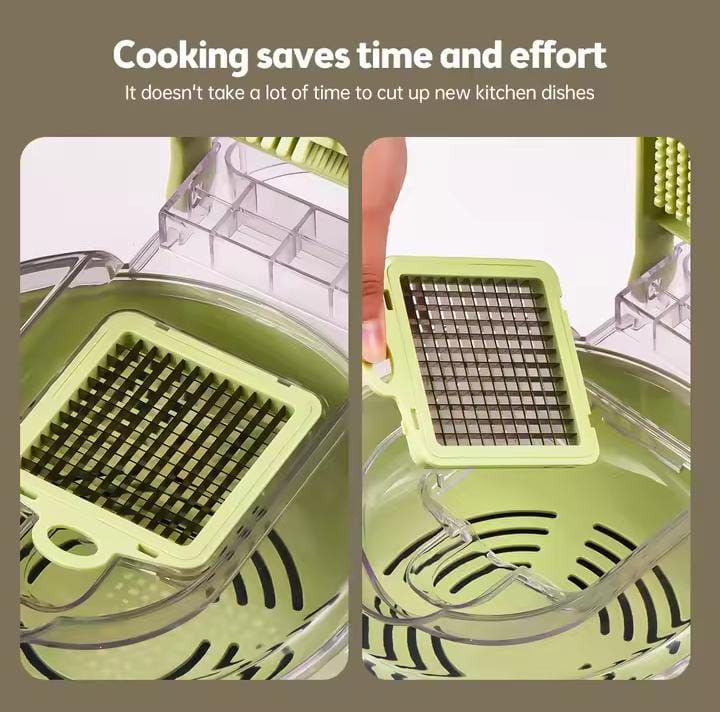 Multifunctional 13in1 Vegetable Chopper/Dicer with Container