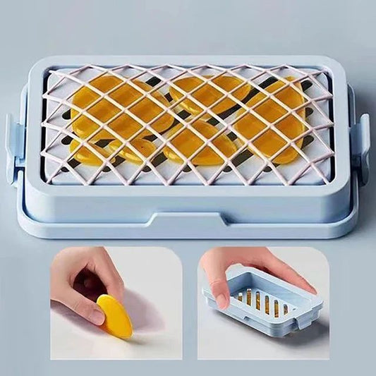 Mesh Soap Gripper Plastic Holder