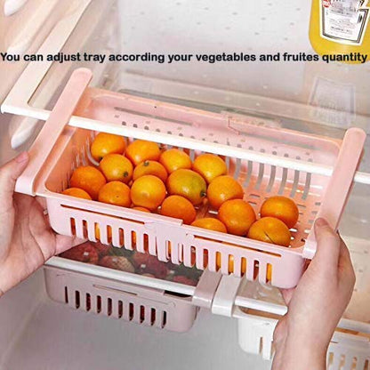 Adjustable Fridge Storage Basket (Pack of 2)