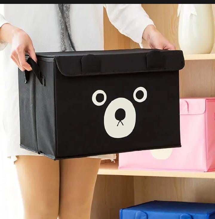 Storage Box Panda Face (Pack of 3)