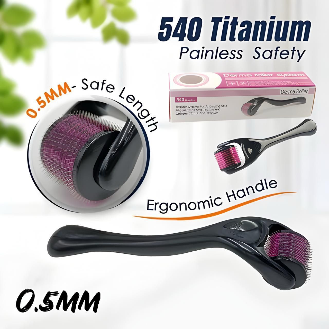 Derma Roller 0.5mm 540 Needles