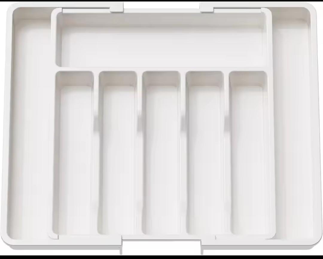 Adjustable Kitchen Drawer Organizer-Expandable Cutlery Tray - Utensils Organizer for Kitchen