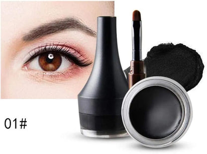 Crazy Girl Gel eyeliner 2 in 1, Black + Coffee Color