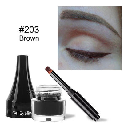 Crazy Girl Gel eyeliner 2 in 1, Black + Coffee Color