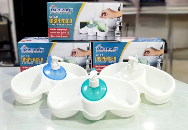 3 in 1 Soap dispenser and sponge holder