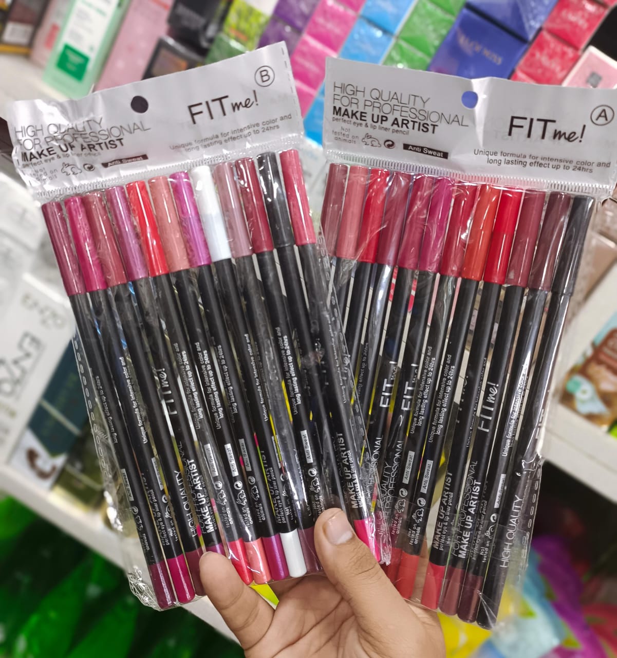 Fit Me 12 Colors Eye & Lip Pencil