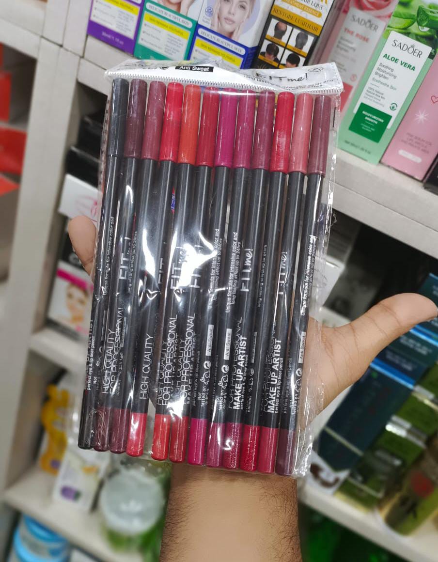 Fit Me 12 Colors Eye & Lip Pencil