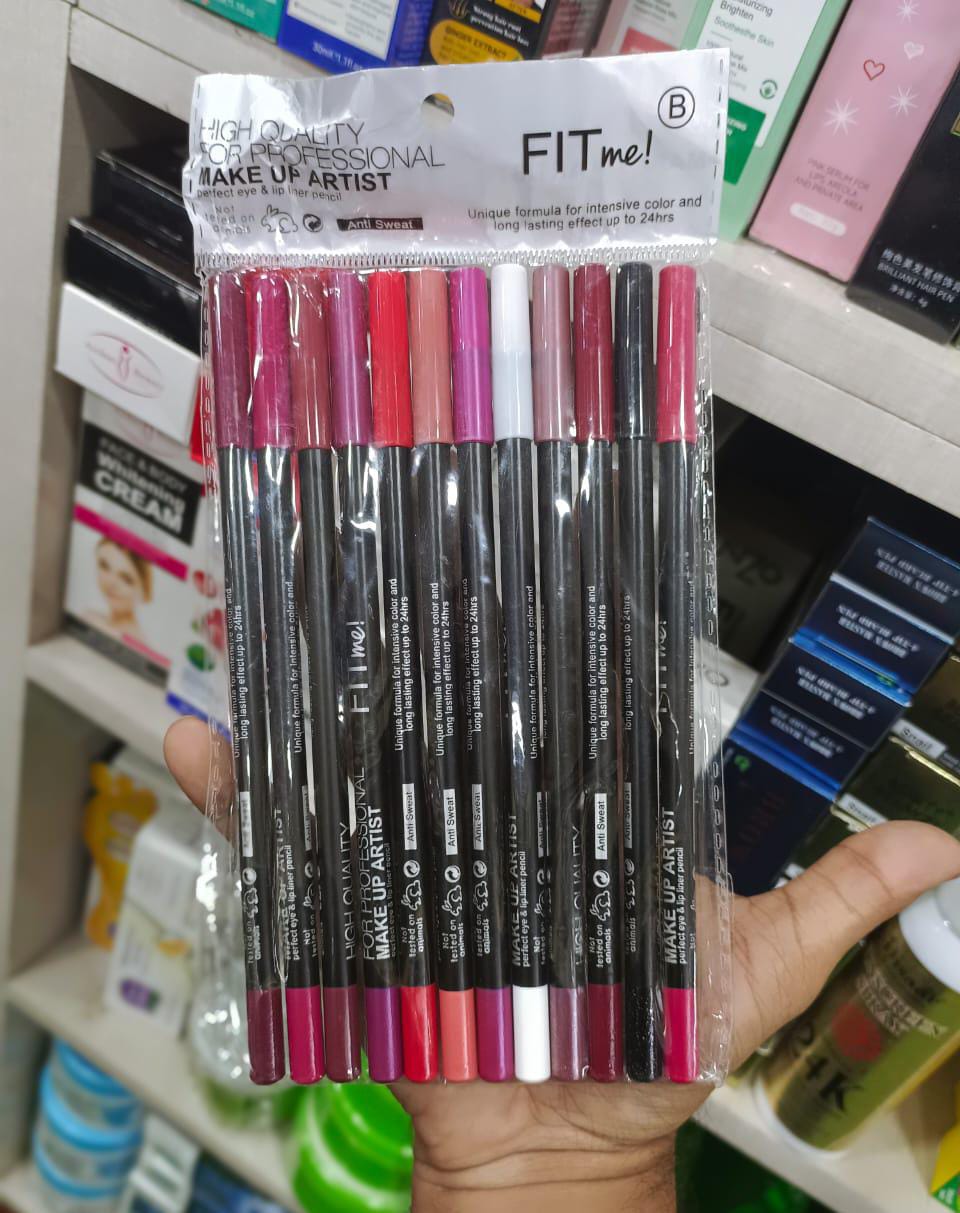 Fit Me 12 Colors Eye & Lip Pencil