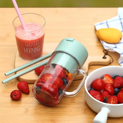 Portable Mini Juicer Blender – USB Rechargeable- with 6 Blades