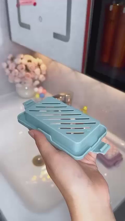Mesh Soap Gripper Plastic Holder