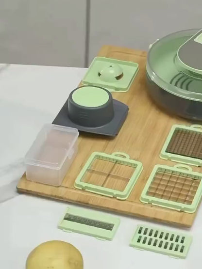 Multifunctional 13in1 Vegetable Chopper/Dicer with Container