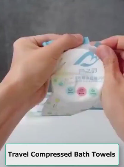 Compressed Disposable Cleansing Towels – Portable & Versatile Solution (Pack of 20pcs)