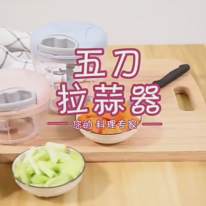 Multifunction Portable Hand-pull Manual Chopper Masher