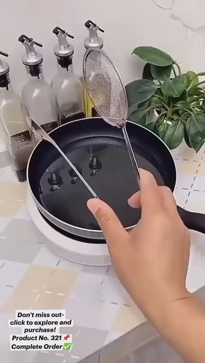 2 in 1 Multifunctional Frying Tool/Stainless Steel Frying Mesh Tong