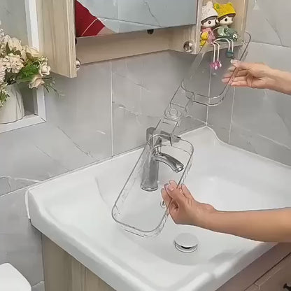 Acrylic Bathroom Rack - Double & Foldable - Self Adhesive Rack - Premium Quality
