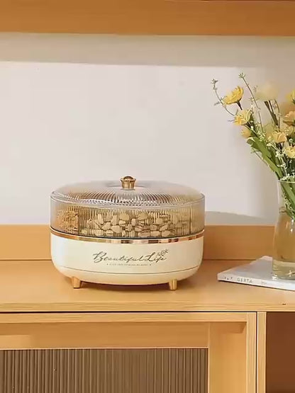 Buy 360 Rotating Snack and Dry Fruit Tray - 8 Portion-Acrylic-Special Eid Day Collection