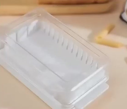 Premium Butter & Cheese Cutting Storage Box (White Only)