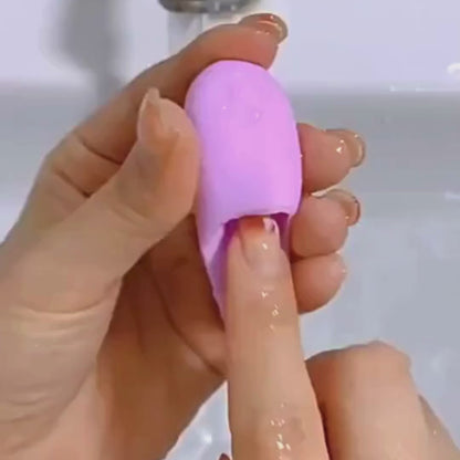 Finger Silicone Face Blackheads Makeup Brush (PACK OF 3 ) - Blackhead Remover Best Quality Exfoliator