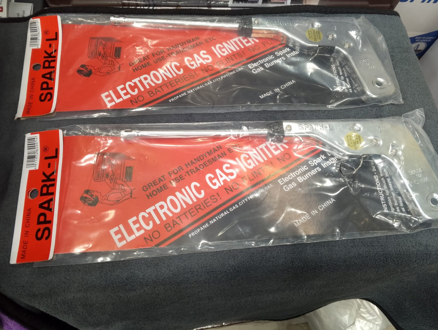 Electronic Gas Lighter – Piezoelectric Spark Lighter for Gas Stoves & Burners (No Batteries or Flint Needed)