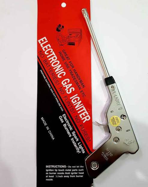 Electronic Gas Lighter – Piezoelectric Spark Lighter for Gas Stoves & Burners (No Batteries or Flint Needed)